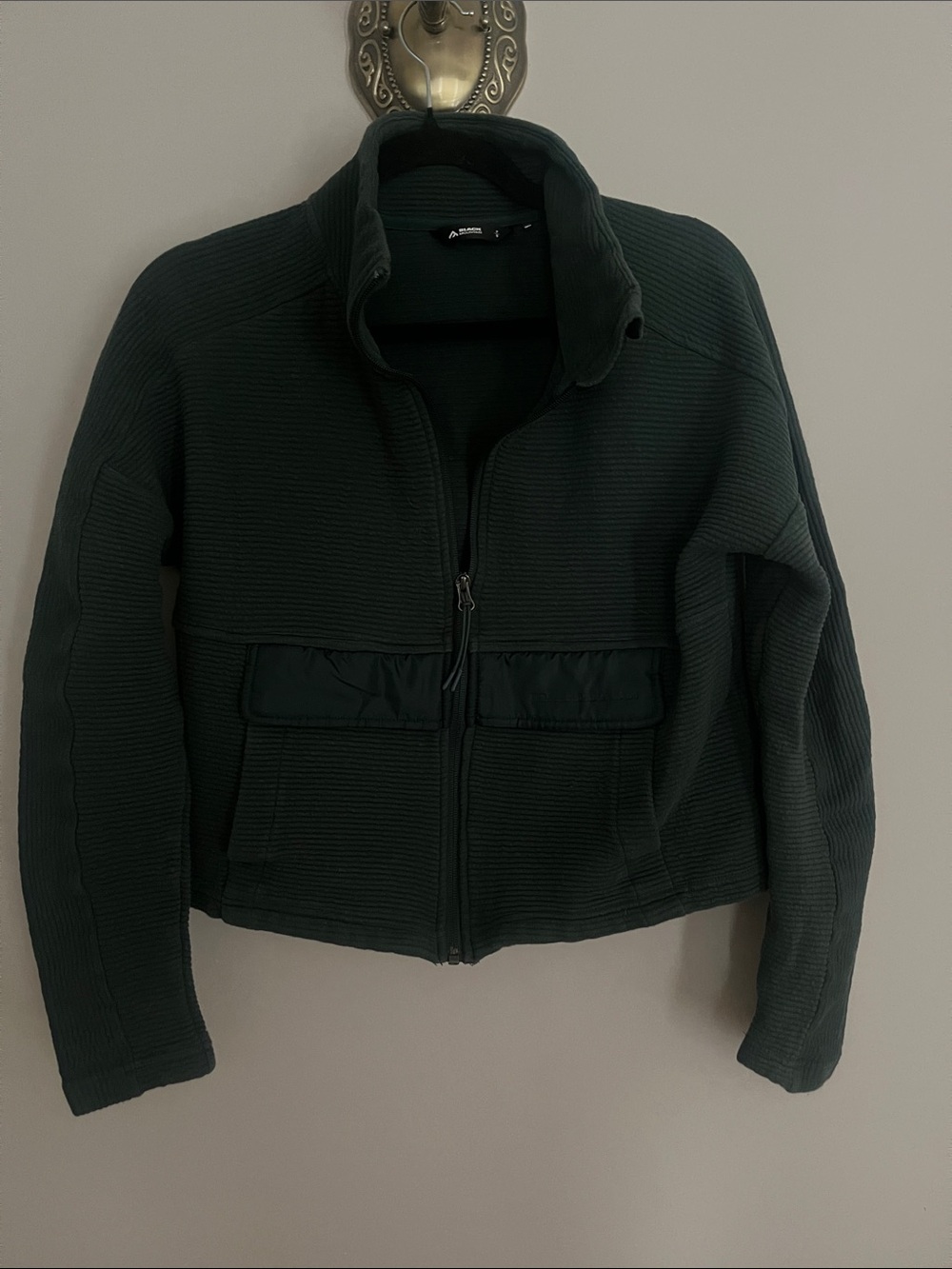 Women’s Utility Zip-Up Jacket in Dark Green